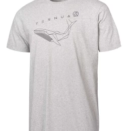 SILD T-SHIRT -TERNUA Whales Grey