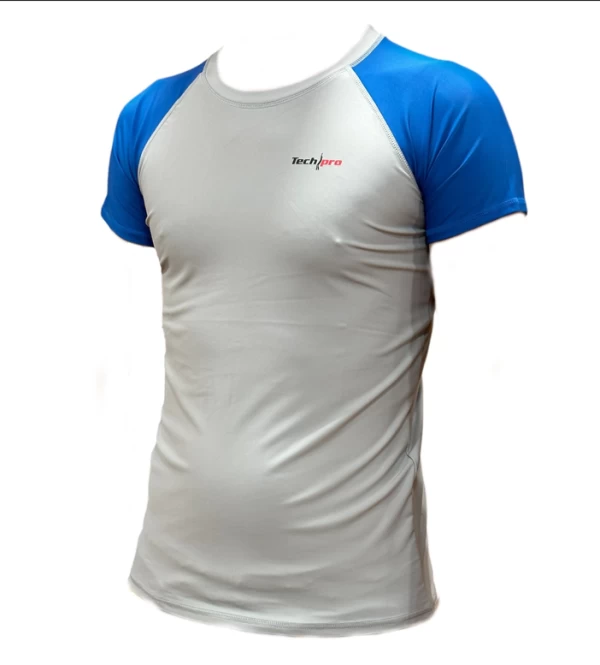 BLOCK RASH GUARD S/S ΓΚΡΙ/ΜΠΛΕ TECH-PRO