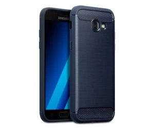 Θήκη Σιλικόνης Carbon Fibre Design Samsung Galaxy A5 2017 - Dark Blue (118-002-629) BY TERRAPIN OEM