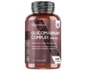 Λιποδιαλύτης Glucomannan Complex 3000mg Weightworld 180 caps