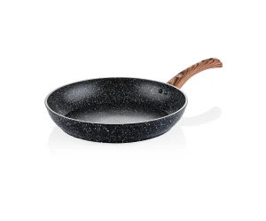 WCFP0085028MBB ΑΝΤΙΚΟΛΛΗΤΙΚΟ ΤΗΓΑΝΙ (28cm) BLACK MARBLE/WOOD SERIES