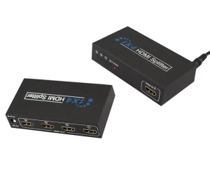 HDMI SPLITTER 1080P 3D 1.4 ΤΕΣΣΑΡΩΝ ΕΞΟΔΩΝ ΜΕ ΤΡΟΦΟΔΟΤΙΚΟ