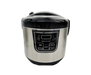 Telco Multicooker  Πολυμάγειρας 5L / 900w με 11 διαφορετικές επιλογές μαγειρέματος  Ανοξείδωτο σώμα  Αποσπώμενο εσωτερικό δοχείο από αλουμίνιο με αντικολλητική επίστρωση  Οθόνη LCD  Bαλβίδα ατμού ασφαλείας  Εξοικονόμηση ενέργειας 