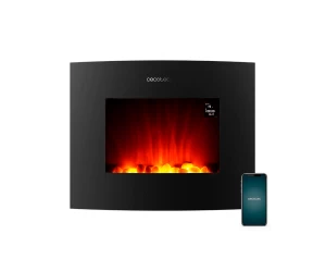 Ready Warm 2650 Curved Flames Connected CEC-05814 Ηλεκτρικό Τζάκι Επιτοίχιο 2000 W (52 x 66 cm) με Wi-Fi Και Τηλεχειριστήριο