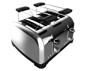 Toastin' time 1700 Double Inox CEC-04828 Φρυγανιερα 4 Θεσεων 1700 W Inox