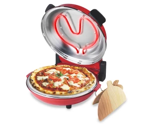 Fun Pizza&Co Mamma Mía CEC-03825 Παρασκευαστής Πίτσας 1200W Κόκκινος