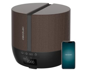 PureAroma 550 Connected Black Woody CEC-05649 Ηλεκτρικός Υγραντήρας Και Διαχυτής Αρώματος 500 ml Με Ηχείο