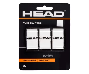 PADEL PRO REGULAR 3X WHITE OVERGRIP PADEL HEAD