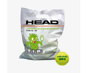 HEAD TIP GREEN 72 BALL POLYBAG ΜΠΑΛΛΑΚΙΑ TENNIS