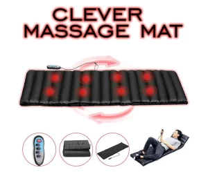 Clever Massage Mat – Θερμαινόμενο στρώμα με 4 ανεξάρτητες ζώνες μασάζ με τεχνολογία δόνησης