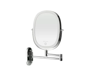 DUAL SIDE 7x WALL MIRROR ΚΑΘΡΕΠΤΗΣ ΕΠΙΤΟΙΧΙΟΣ ΔΥΟ ΟΨΕΩΝ ΜΕ ΦΩΣ 230x180 mm