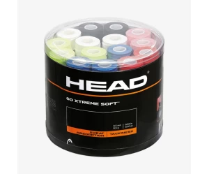 XTREMESOFT 60 X BOX X 2 MIXED OVERGRIP TENNIS HEAD