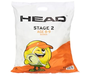 HEAD STAGE 2 ORANGE 72 BALL POLYBAG ΜΠΑΛΛΑΚΙΑ TENNIS