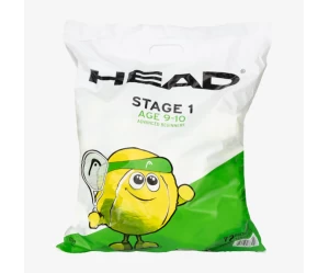 HEAD STAGE 1 GREEN ΚΟΥΤΑ 24Χ3 BALL POLYBAG ΜΠΑΛΛΑΚΙΑ TENNIS