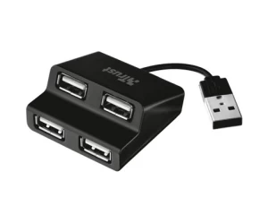 LUCA 4 PORT USB 2.0 MINI HUB TRUST 18258