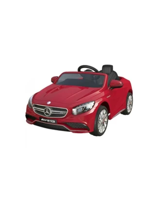 ΗΛΕΚΤΡΟΚΙΝΗΤΟ MERCEDES S63 AMG ΜΕ ΕΛΑΣΤΙΚΑ 12VOLT #5246000 RED SCORPIONWHEELS