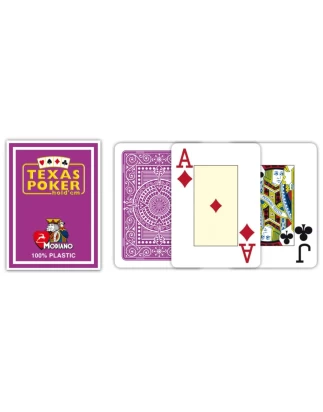 Τράπουλα Modiano Black Jack 2 Jumbo Index Μωβ