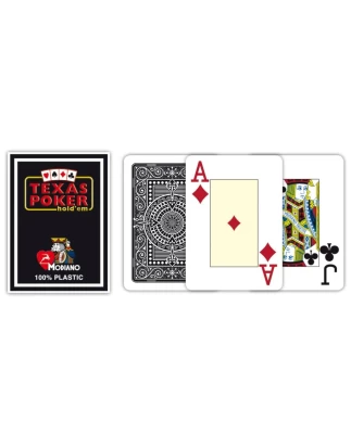 Τράπουλα Modiano Black Jack 2 Jumbo Index Μαύρο 