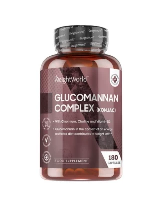 Λιποδιαλύτης Glucomannan Complex 3000mg Weightworld 180 caps