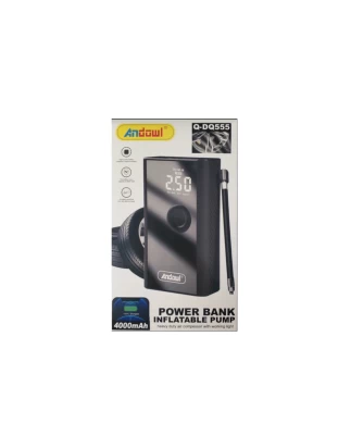  4000MAH 2IN1 POWERBANK ΚΑΙ ΚΟΜΠΡΕΣΣΕΡ ANDOWL Q-DQ555 