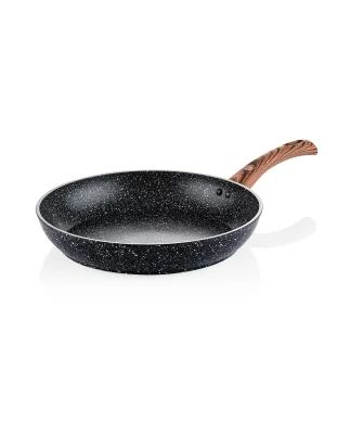 WCFP0085028MBB ΑΝΤΙΚΟΛΛΗΤΙΚΟ ΤΗΓΑΝΙ (28cm) BLACK MARBLE/WOOD SERIES