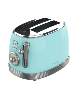 Toast&Taste 800 Vintage Light Blue CEC-03208 Φρυγανιέρα 2 Θέσεων 850 W Μπλε