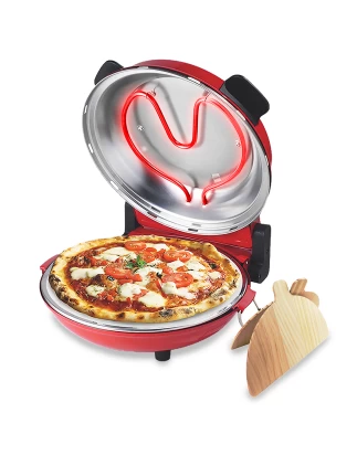 Fun Pizza&Co Mamma Mía CEC-03825 Παρασκευαστής Πίτσας 1200W Κόκκινος