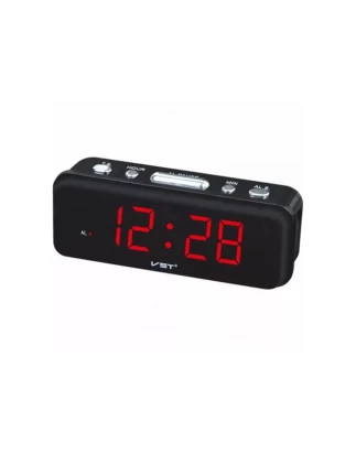 Ψηφιακό ρολόι ρεύματος ξυπνητήρι 220 volt με μεγάλα φωτιζόμενα ψηφία