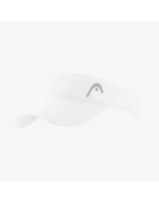 PERFORMANCE VISOR CAP WH TENNIS HEAD