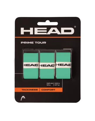 PRIME TOUR REGULAR 3 X OVERGRIP TENNIS HEAD Black