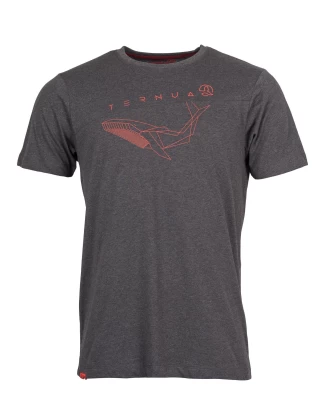 SILD T-SHIRT -TERNUA Whales Grey