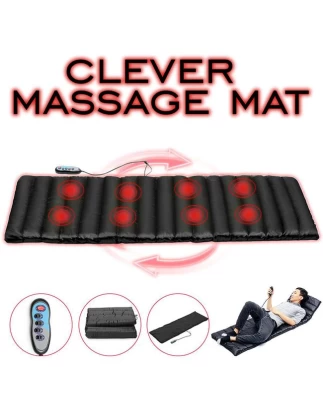 Clever Massage Mat – Θερμαινόμενο στρώμα με 4 ανεξάρτητες ζώνες μασάζ με τεχνολογία δόνησης