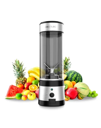 WanderlustMix USB CEC-04396 Μπλέντερ για Smoothies 0.4 Lt 126W Ασημί