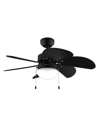 Energy Silence Aero 3600 Vision Full Black CEC-08453 Ανεμιστήρας Οροφής 2 Σε 1 Διπλής Κατεύθυνσης 50W