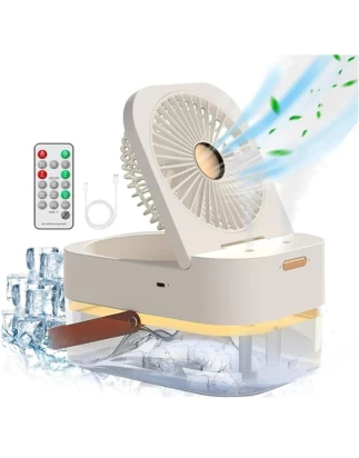 Φορητό Air Cooler - Mini Air Condition Υγραντήρας δροσίζει με τεχνολογία εξάτμισης + Συσκευή αρωματοθεραπείας