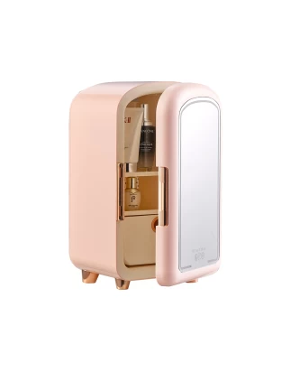 BLUSH COSMETIC REFRIGERATOR 7L MINI ΨΥΓΕΙΟ ΚΑΛΛΥΝΤΙΚΩΝ 7 LT ΜΕ ΦΩΤΙΣΜΟ LED ΚΑΙ ΚΑΘΡΕΠΤΗ