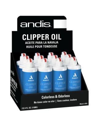 ANDIS CLIPPER OIL #12501 Λάδι για Κουρευτικές Μηχανές σε Συσκευασία 12τμχ των 118ml| 102502