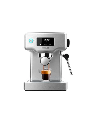 POWER ESPRESSO 20 BARISTA COMPACT CEC-01986 Μηχανή Espresso 1465W Πίεσης 20 Bar Ασημί 102399