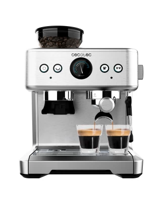 POWER ESPRESSO 20 BARISTA MAESTRO CEC-01729 Μηχανή Espresso 2250W Πίεσης 20 Bar Ασημί 102386