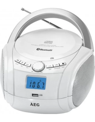 ΦΟΡΗΤΟ CD RADIO ΜΕ BLUETOOTH AEG SR 4348 WHITE